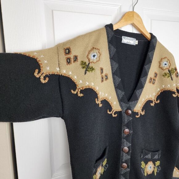 Xpression by deesons Vintage Cardigan Button Front Sweater Size EU 40 (US L) - Picture 11 of 16